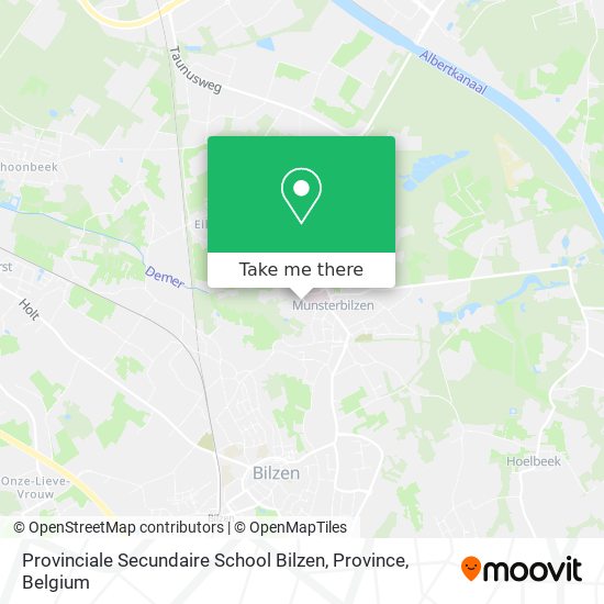 Provinciale Secundaire School Bilzen, Province plan