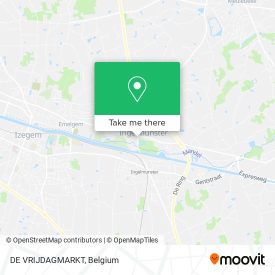 DE VRIJDAGMARKT map