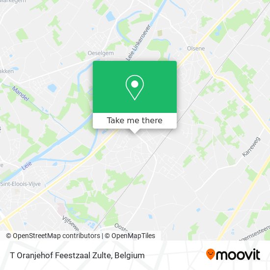 T Oranjehof Feestzaal Zulte map