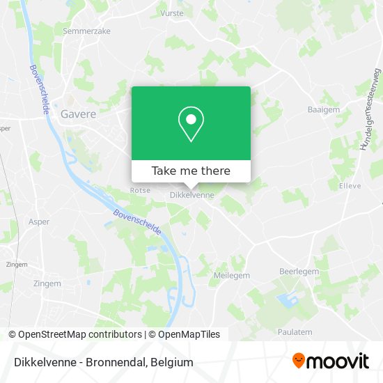 Dikkelvenne - Bronnendal map