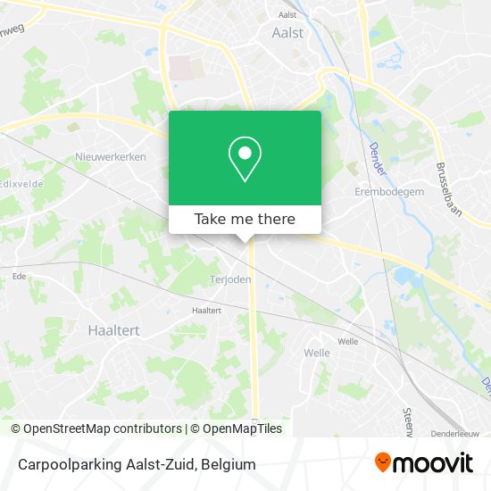 Carpoolparking Aalst-Zuid plan