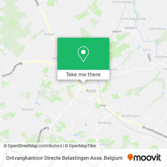 Ontvangkantoor Directe Belastingen Asse map