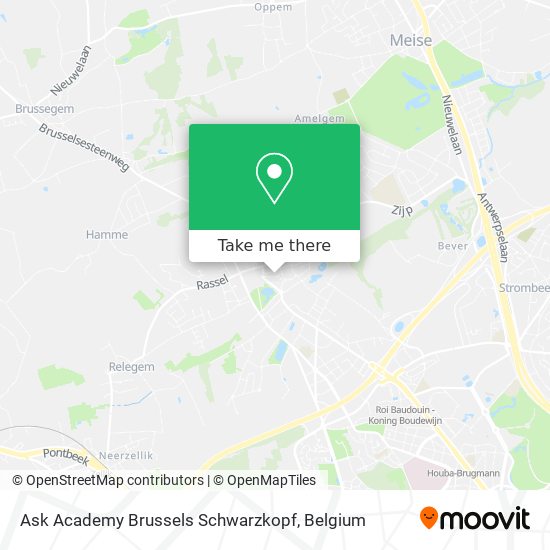 Ask Academy Brussels Schwarzkopf map