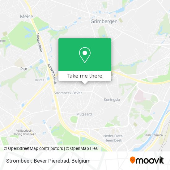 Strombeek-Bever Pierebad plan
