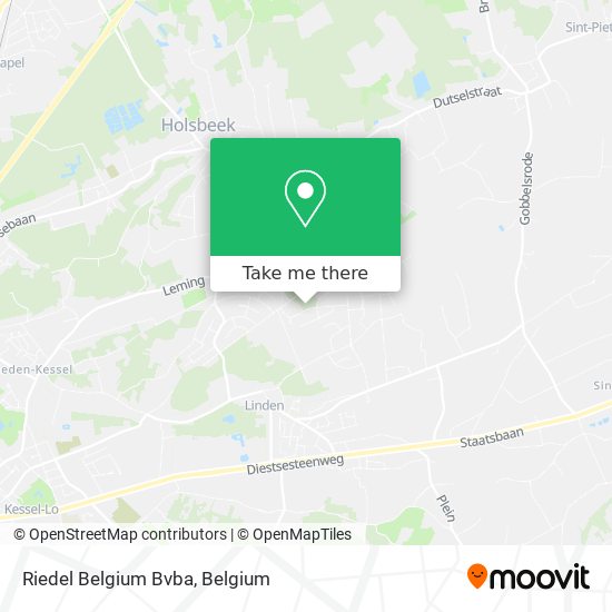 Riedel Belgium Bvba map