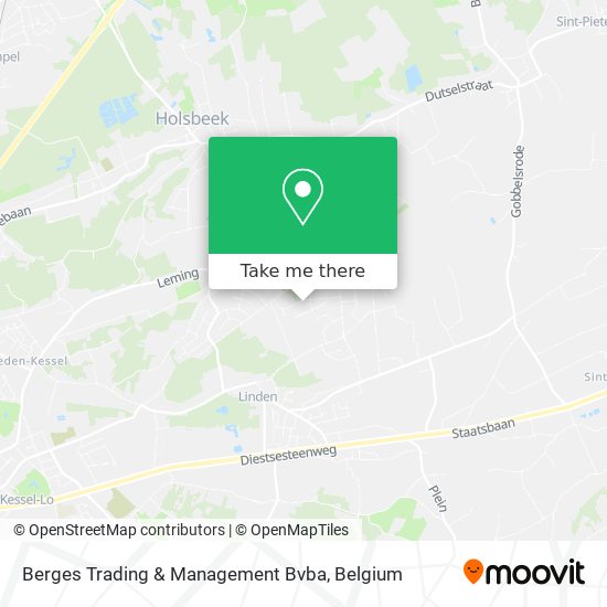 Berges Trading & Management Bvba map
