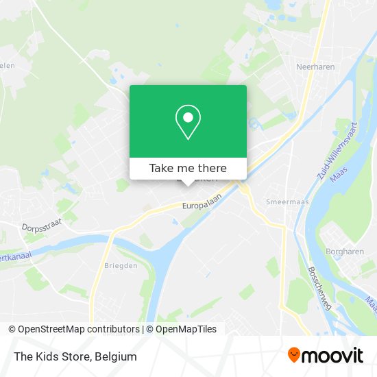 The Kids Store map