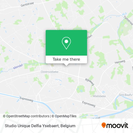 Studio Unique Delfia Ysebaert map