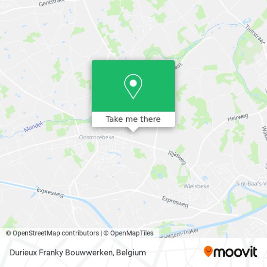 Durieux Franky Bouwwerken map