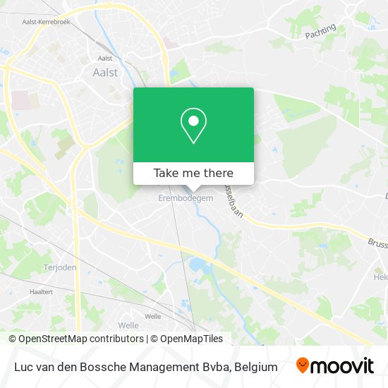 Luc van den Bossche Management Bvba map