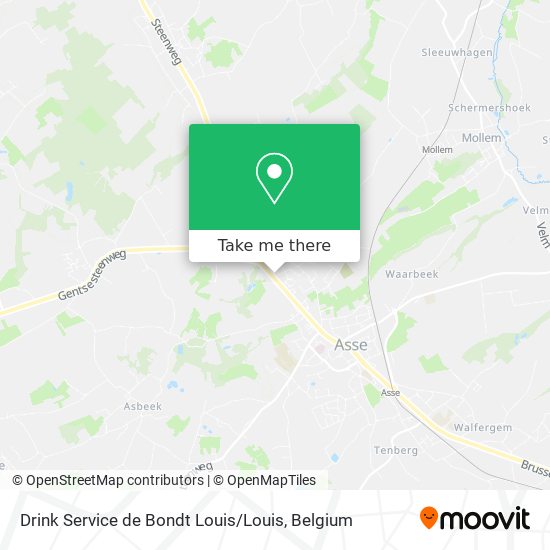 Drink Service de Bondt Louis / Louis map
