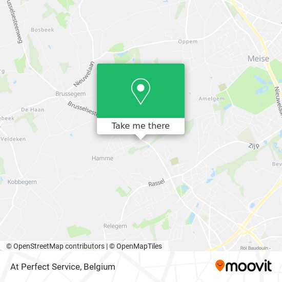 At Perfect Service map