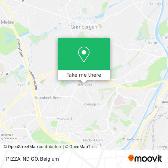 PIZZA 'ND GO map