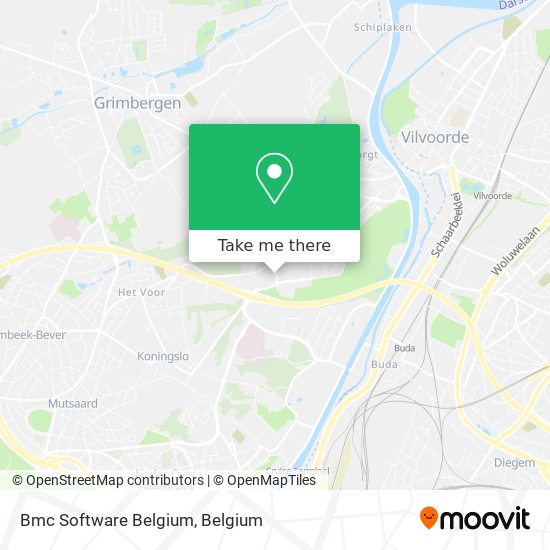 Bmc Software Belgium map