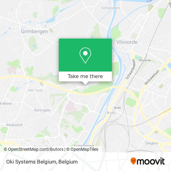 Oki Systems Belgium map