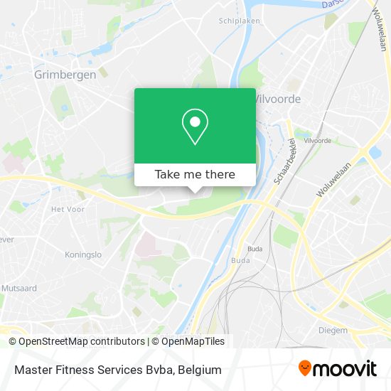 Master Fitness Services Bvba map