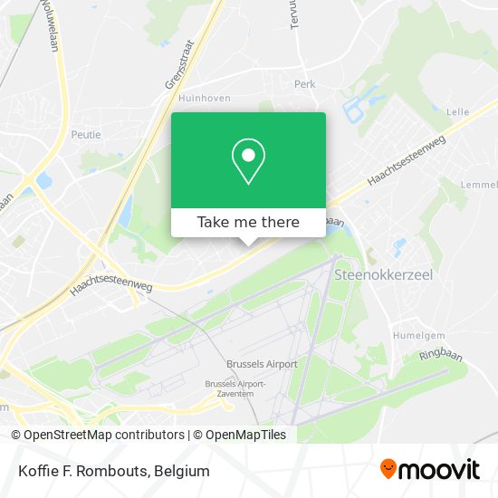 Koffie F. Rombouts map