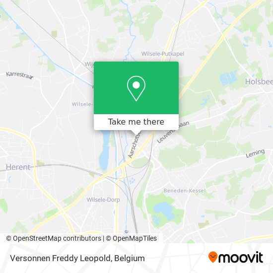 Versonnen Freddy Leopold map