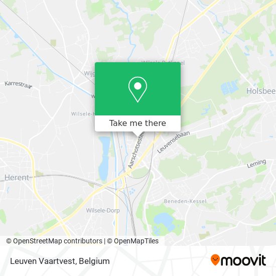 Leuven Vaartvest map