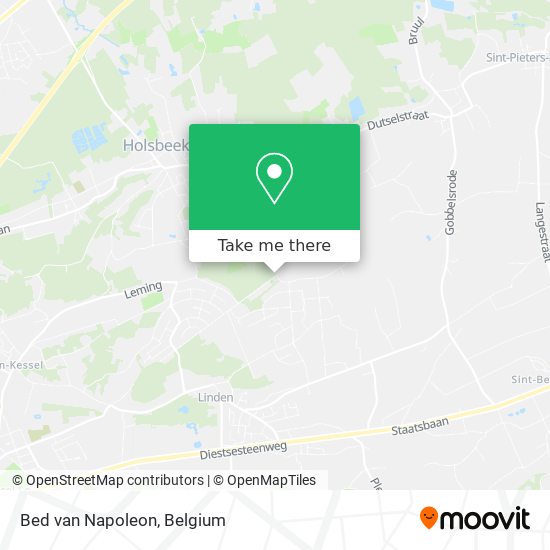 Bed van Napoleon plan