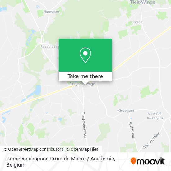 Gemeenschapscentrum de Maere / Academie plan