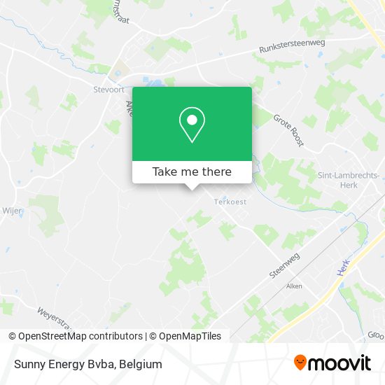 Sunny Energy Bvba map