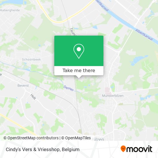 Cindy's Vers & Vriesshop map