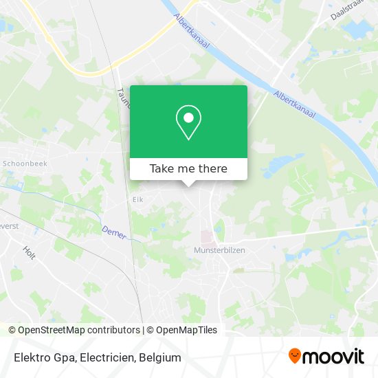 Elektro Gpa, Electricien map