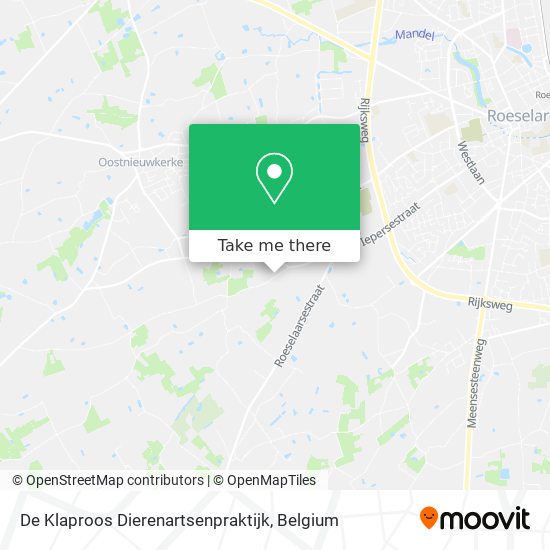 De Klaproos Dierenartsenpraktijk map