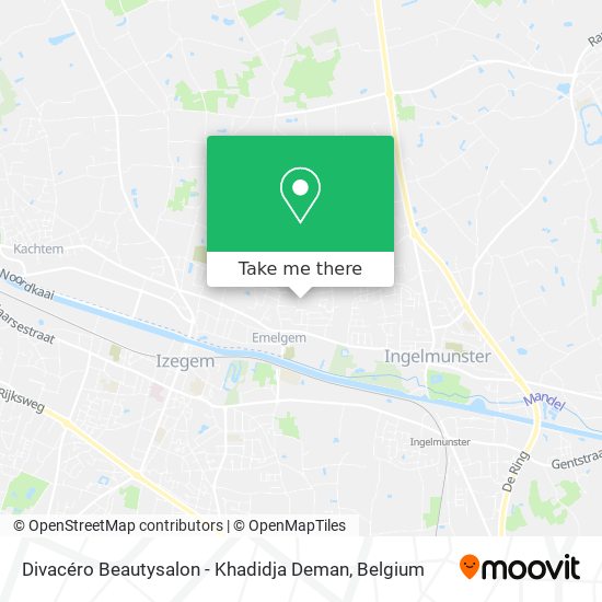 Divacéro Beautysalon - Khadidja Deman map
