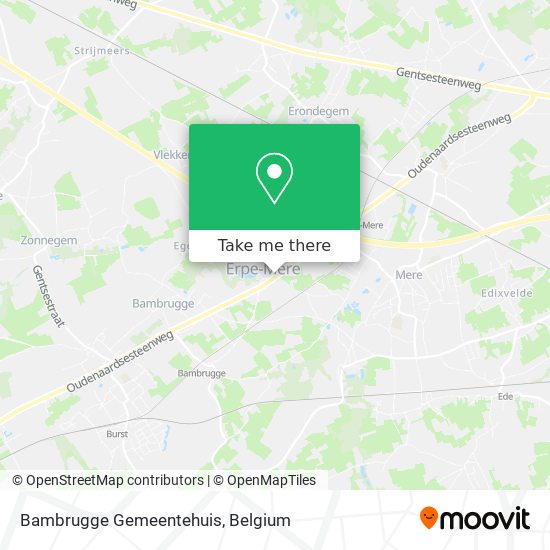 Bambrugge Gemeentehuis map