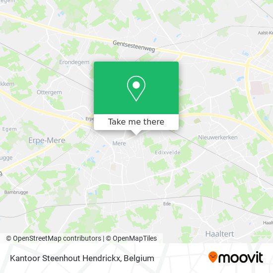 Kantoor Steenhout Hendrickx map