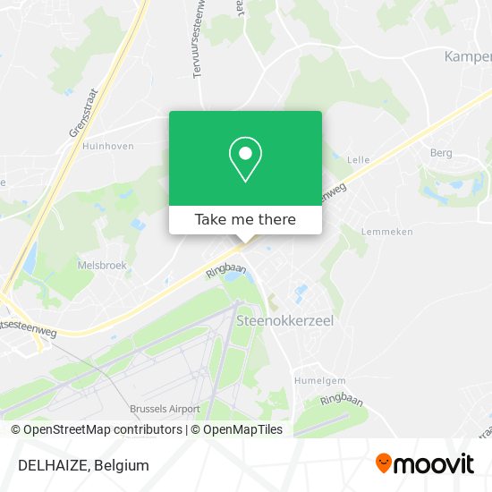 DELHAIZE map