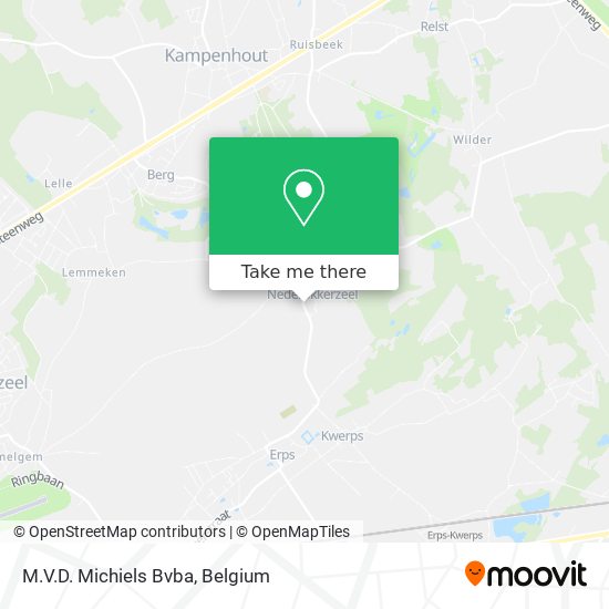 M.V.D. Michiels Bvba map