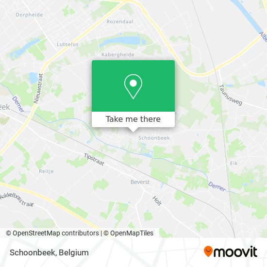 Schoonbeek map