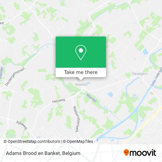 Adams Brood en Banket map