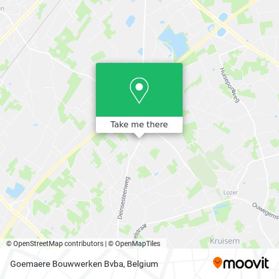 Goemaere Bouwwerken Bvba plan