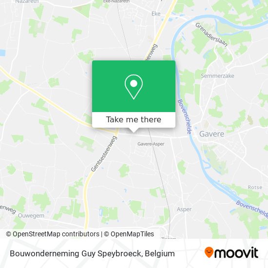 Bouwonderneming Guy Speybroeck map