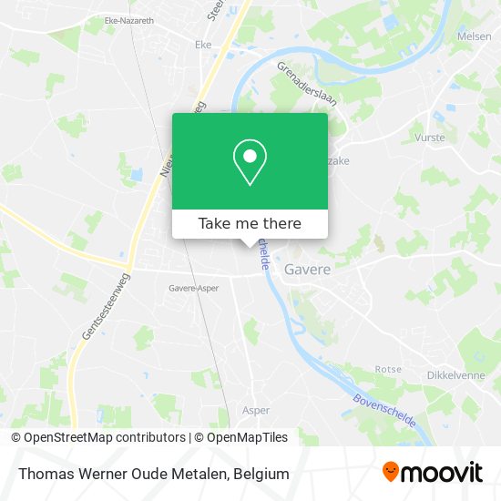 Thomas Werner Oude Metalen map