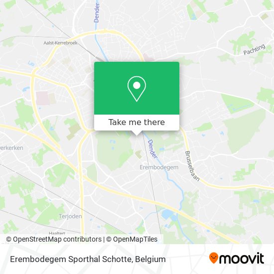 Erembodegem Sporthal Schotte map