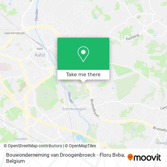 Bouwonderneming van Droogenbroeck - Floru Bvba map