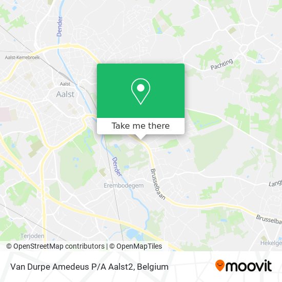 Van Durpe Amedeus P/A Aalst2 map