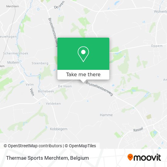 Thermae Sports Merchtem map