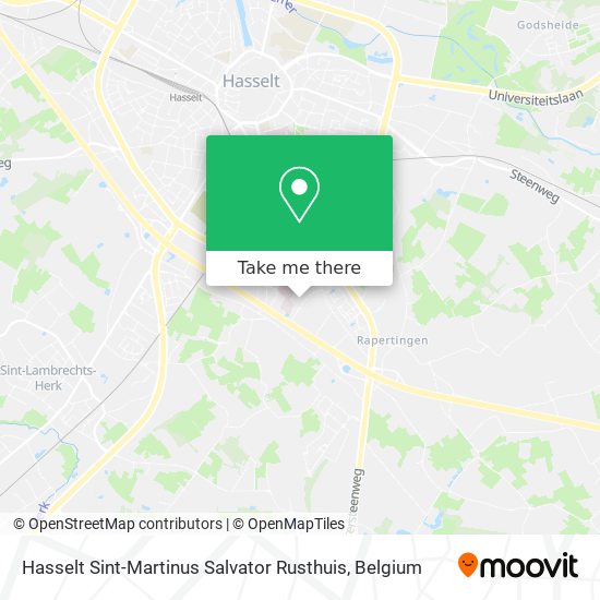 Hasselt Sint-Martinus Salvator Rusthuis plan