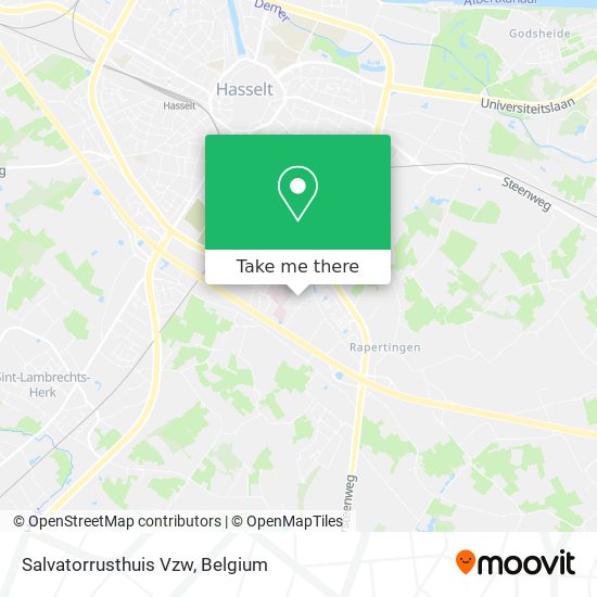 Salvatorrusthuis Vzw map