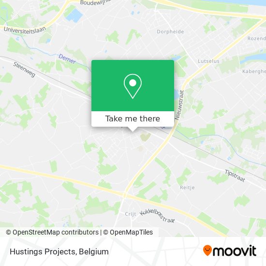 Hustings Projects map