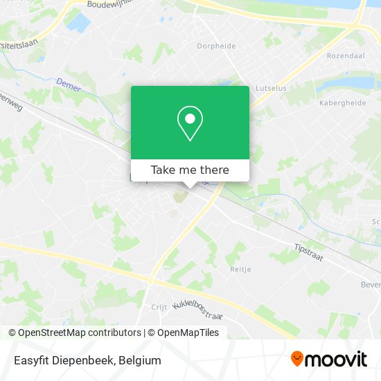 Easyfit Diepenbeek map