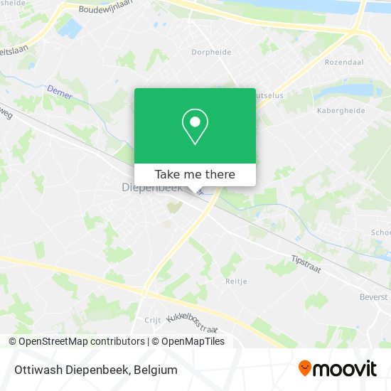 Ottiwash Diepenbeek map