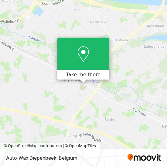 Auto-Wax Diepenbeek plan