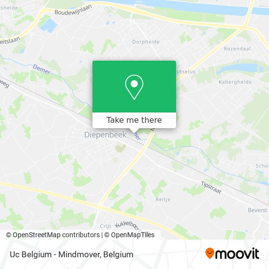 Uc Belgium - Mindmover map